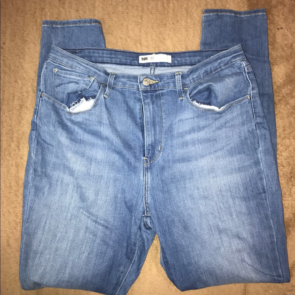 LEVIS HIGH WAISTED SKINNY JEANS